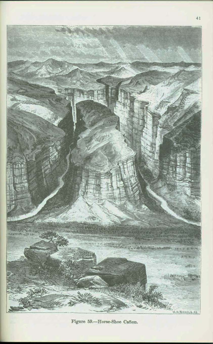 THE CA&Ntilde;ONS OF THE COLORADO-- the 1869 discovery voyage down the Colorado River. vist0059h